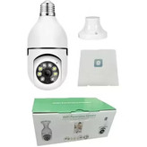 دوربین بیسیم مداربسته تحت شبکه مدل v380 با کیفیت Full HD 1080، لنز 2 مگاپیکسل، چرخش 360 درجه افقی و 90 درجه عمودی، دید در شب تا 20 متر، اتصال Wi-Fi، نصب روی دیوار و سقف، مناسب فضای باز و بسته