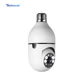 دوربین بیسیم مداربسته تحت شبکه مدل v380 با کیفیت Full HD 1080، لنز 2 مگاپیکسل، چرخش 360 درجه افقی و 90 درجه عمودی، دید در شب تا 20 متر، اتصال Wi-Fi، نصب روی دیوار و سقف، مناسب فضای باز و بسته