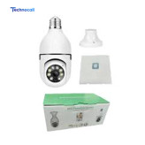 دوربین بیسیم مداربسته تحت شبکه مدل v380 با کیفیت Full HD 1080، لنز 2 مگاپیکسل، چرخش 360 درجه افقی و 90 درجه عمودی، دید در شب تا 20 متر، اتصال Wi-Fi، نصب روی دیوار و سقف، مناسب فضای باز و بسته